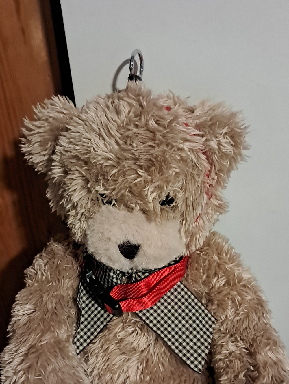Golden Panda AC-LewisHeadCollar-Red-Medium Red Dog Harness Teddy Bear NWT